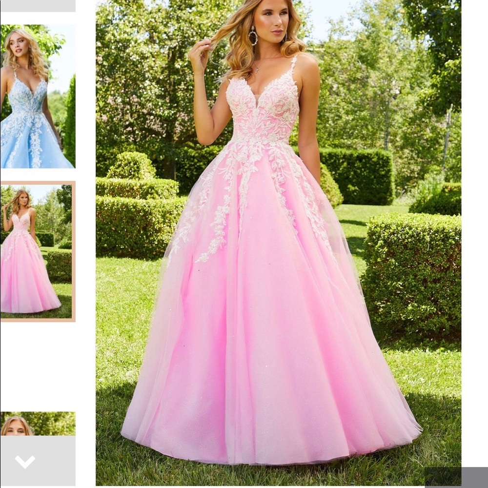 Morilee Pink Ball Gown - size 2. True to size. Never worn $750